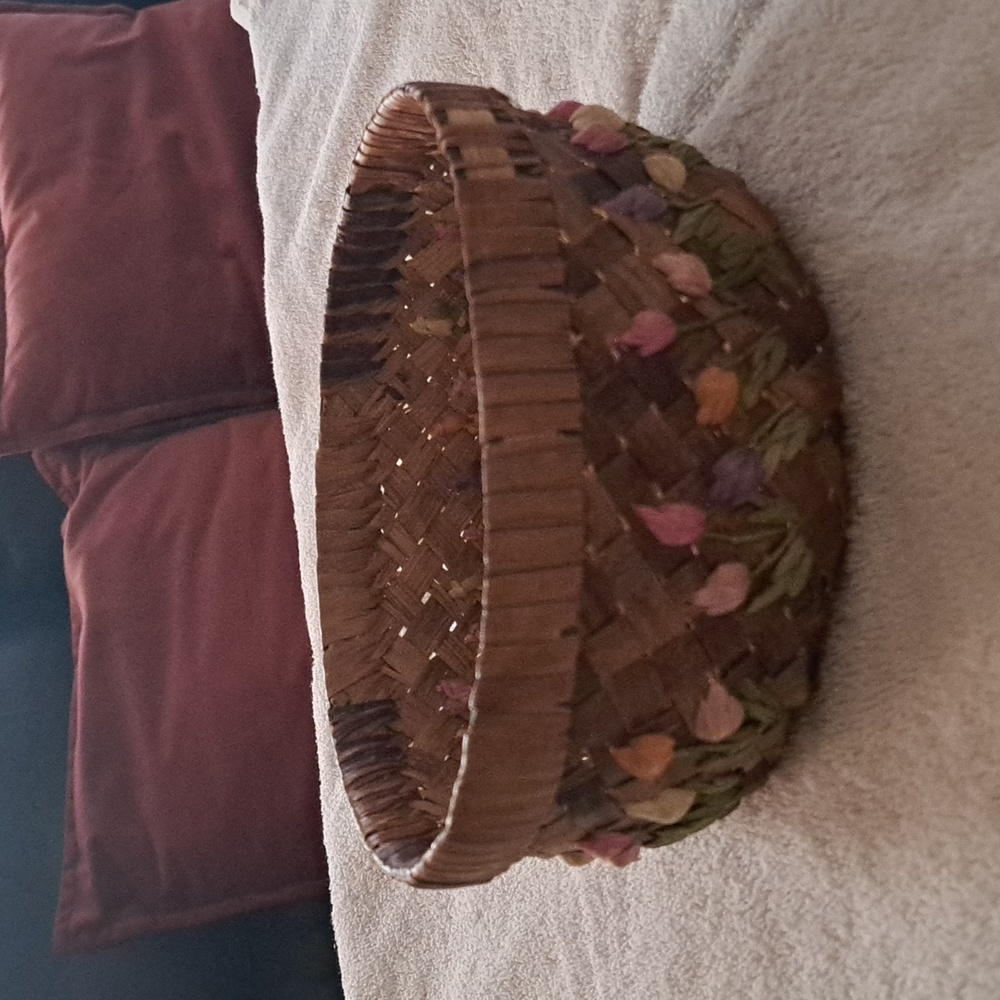 Woven basket.